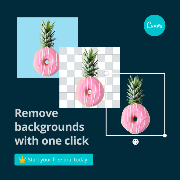 Canva's background remover tool saves so much time when you're trying to create graphics for your content.