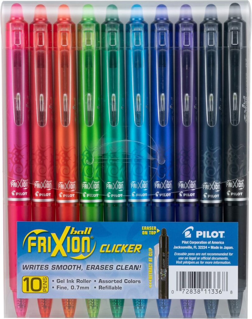 Erasable Gel Pens From Amazon