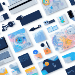 A Variety Of Content Marketing Tools And Materials