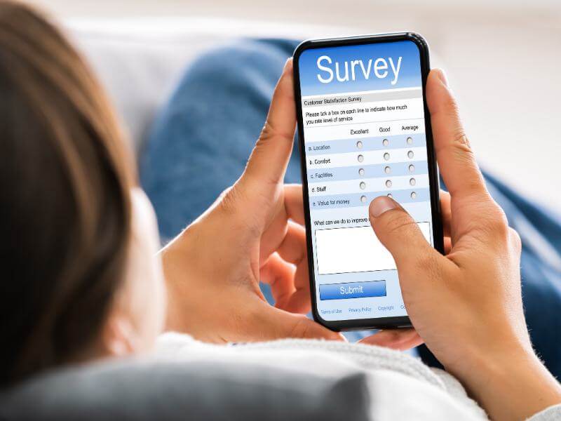 Surveys should be short and quick for you audience to complete. Avoid sending out exhaustingly long surveys.