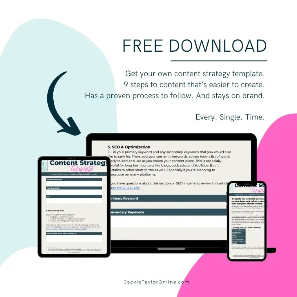 Content Strategy Template: Free Download